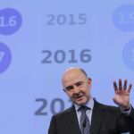 El comisario europeo de Asuntos Económicos y Financieros, Pierre Moscovici