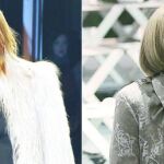 Carine Roitfled es ella misma una marca que competía con «Vogue»; a la derecha, Anna Wintour