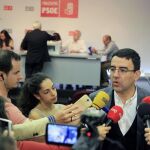 El portavoz de la gestora del PSOE, Mario Jiménez