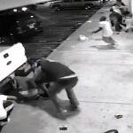 Imagen del vídeo difundido por la policía