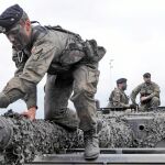 En la imagen, un soldado polaco en unas maniobras de la OTAN la pasada semana