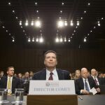 El director del FBI, James Comey, ante el comité de Inteligencia del Senado.