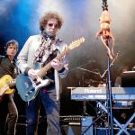 Andrés Calamaro en acción.
