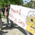Maragall estrenó el Estatut en 2006 con una protesta.