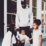 La imagen familiar publicada por Kim Kardashian en Instagram