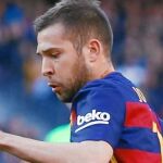 Jordi Alba sufre un esguince de tobillo