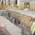 Las obras de Serrano llevan más de una semana paralizadas tras hallarse unos restos arqueológicos