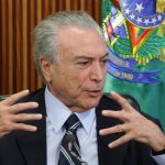 El presidente interino de Brasil, Michel Temer