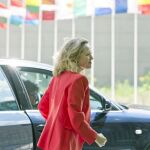 La ministra de Economía, Nadia Calviño, en Bruselas