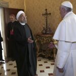 El Papa recibe al presidente iraní