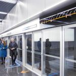 El conseller rull visitó ayer las obras de la línea 9 del metro