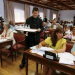 La comisión de Trabajo e Inmigración reunida hoy en el Senado