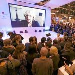 La alcaldesa, de viaje al otro lado del Atlántico, no estuvo presente en una cita tan importante para la capital como el Día de Madrid en Fitur