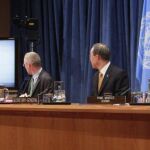 El portavoz de la ONU y su secretario general
