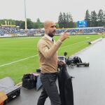 El técnico Del Bayern, Pep Guardiola