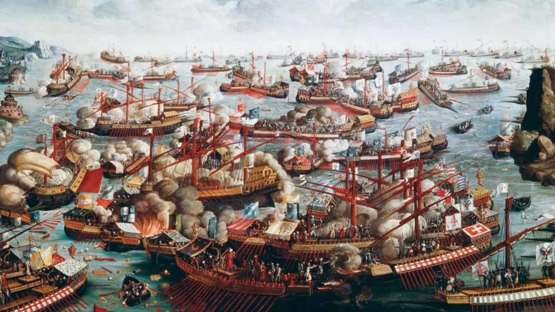 “La Batalla de Lepanto”, obra de autor anónimo