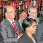 Emilio Botín y Virgilio Zapatero, con los galardonados