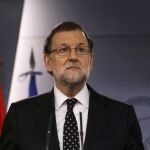 El presidente del Gobierno en funciones, Mariano Rajoy