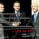 Imagen de la campaña emprendida por las Nuevas Generaciones