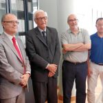 Alcaraz durante la reunión con el Sindic de Comptesalear