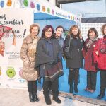 Pacientes con CBP durante la campaña «Cambia el color» para dar a conocer esta rara enfermedad