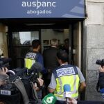 Luis Pineda, presidente de Ausbanc, tras ser detenido