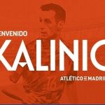 El Atlético dio la bienvenida a su nuevo atacante, que llega procedente del Milan