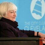 Janet Yellen, durante la conferencia ofrecida ohy en el City Club of Cleveland.