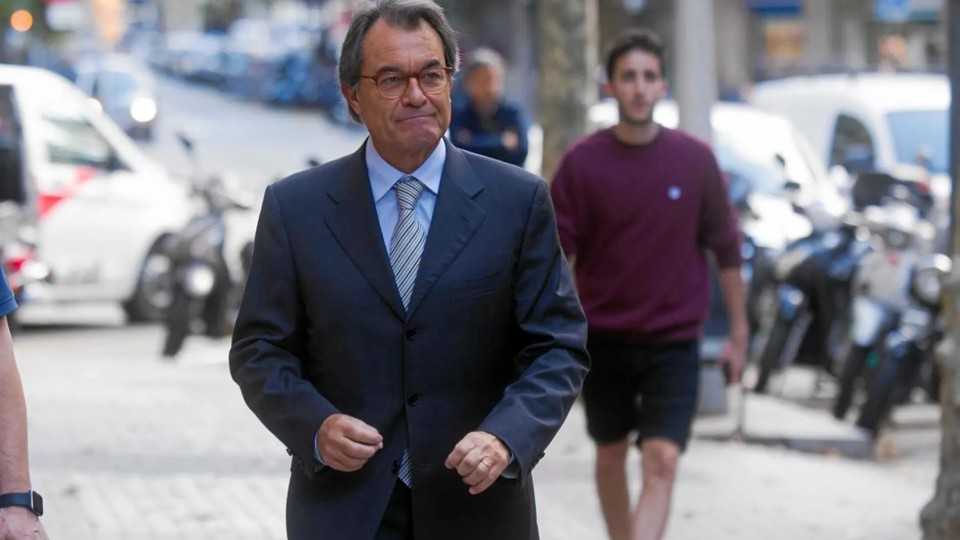 El ex presidente de la Generalitat, Artur Mas, el pasado lunes, tras declarar ante el Tribunal Supremo