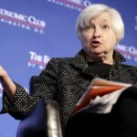 La presidenta de la Reserva Federal (Fed), Janet Yellen