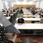 Alumnos de Valencia durante la última prueba de Selectividad