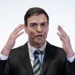 El secretario general del PSOE, Pedro Sánchez