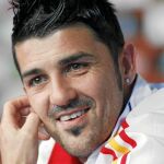 David Villa advirtió ayer del peligro de Suiza, rival mañana en el estreno