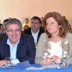 Bendodo, Zoido, Oña y Moreno, ayer, en Fuengirola