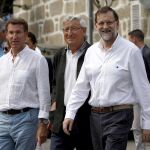 El expresidente del Gobierno Mariano Rajoy junto al presidente de la Xunta, Alberto Núñez Feijóo / Efe