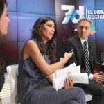 De izquierda a derecha: Esther Vaquero, Ana Pastor, Vicente Vallés y la directora del programa, Luz Aldama