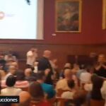 El acto de Sociedad Civil Catalana estaba dedicado a Cervantes