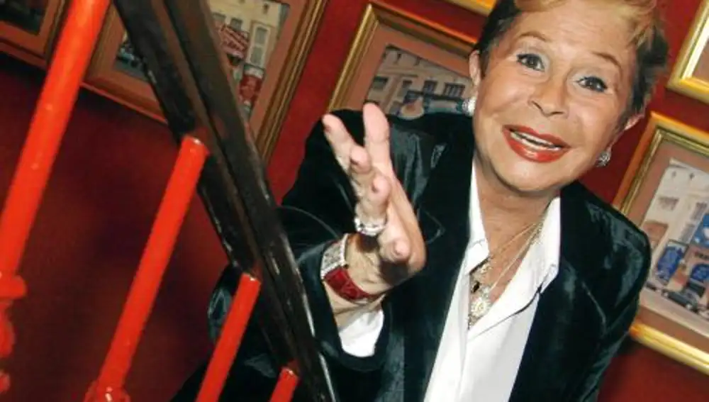 Lina Morgan en el Teatro La Latina