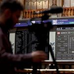Paneles de la Bolsa de Madrid
