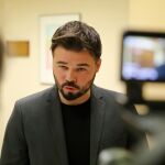 Imagen de archivo del diputado de ERC, Gabriel Rufián, en el Congreso de los Diputados