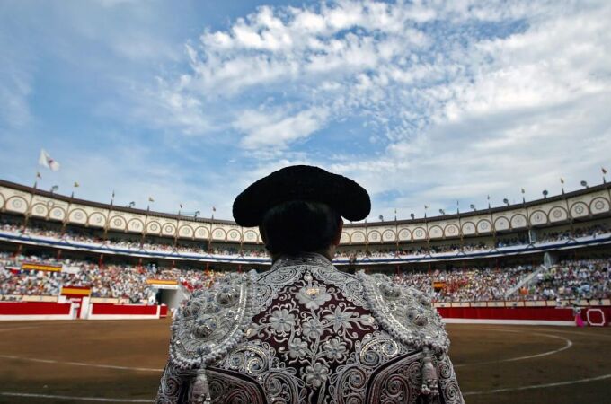 Interior de la plaza de toros de Santander