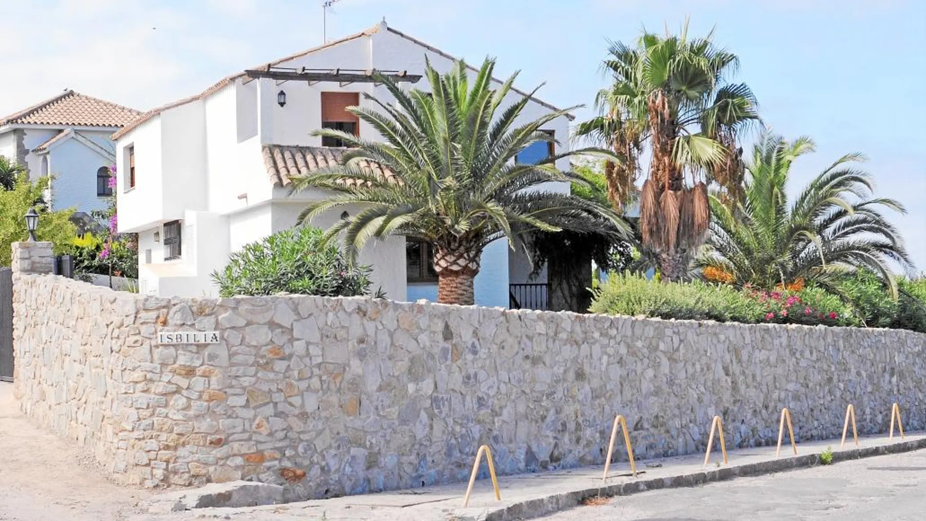 La casa está a 70 metros de la playa