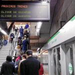 Una estación del metro en Sevilla