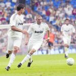 Cristiano Ronaldo y Benzema se estrenaron como madridistas ante el público del Bernabéu