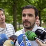 El líder de IU Alberto Garzón