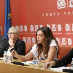 Los cuatro grupos presentaron el plan de trabajo de manera conjunta. El PP lo presentó a continuación