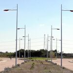 Zona de acceso al polígono del futuro nudo de acceso al Parque Empresarial Industrial de Tordesillas