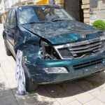 El coche que provocó el accidente