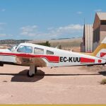 Imagen de la avioneta en la que viajaba Renato Jiménez
