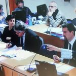 Imagen de la sesión del juicio celebrado hoy